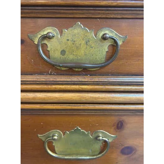 Drexel Tall Boy Dresser, Walnut, Hollywood Regency Style, USA, 1970 For Sale - Image 10 of 14