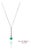Gia Certified Platinum 900 Natural Diamond and Colombian Emerald Pendant For Sale