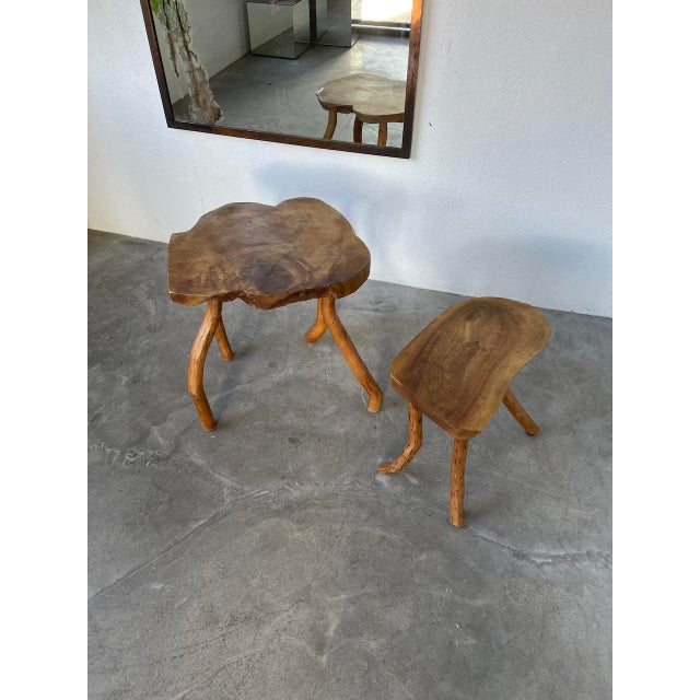 Elm Side Tables, 1960s, Set of 2 For Sale - Image 10 of 18
