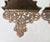 Elaborate and Decorative Metal Floral motifs with Gothic scrolling and griffins. Bronze finish over white metal casts....