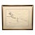 Vintage Glenn Yost “Reclining Figure” Original Pen & Wash Drawing, Signed For Sale