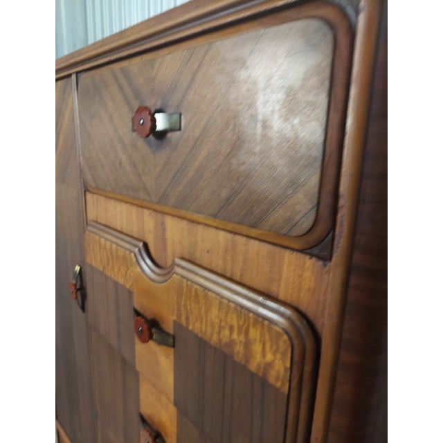 1930s Vintage Art Deco Waterfall Wardrobe Chairish