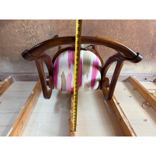 20th Century Regency Klismos Cherry Wood Dining Chairs For Sale - Image 13 of 18