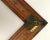 Antique right angle ruler made in New York City by S. T. Taylor, Broadway New York. Embossed ruler with brass accents is...