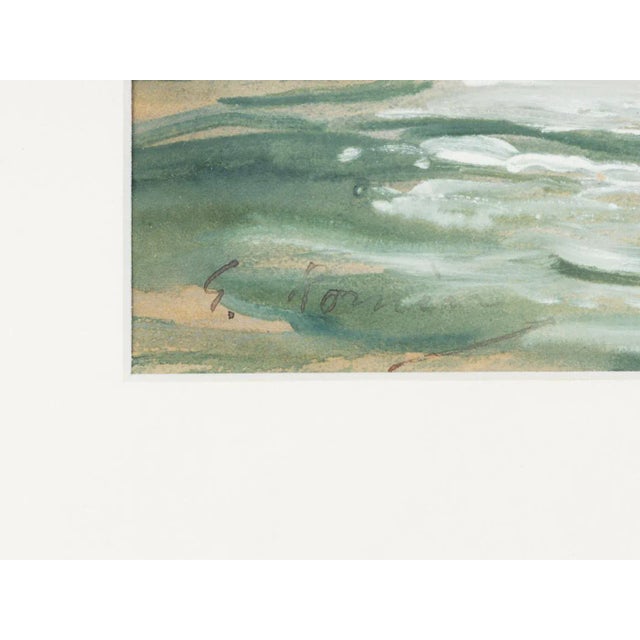 Georg Romin, on the High Seas, Gouache on Paper, Framed For Sale - Image 4 of 10