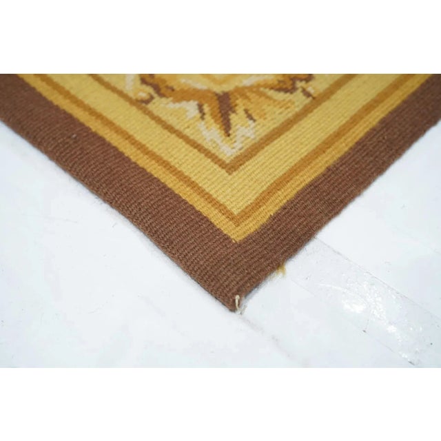 Modern Aubusson Rug 4' X 6' For Sale - Image 3 of 11