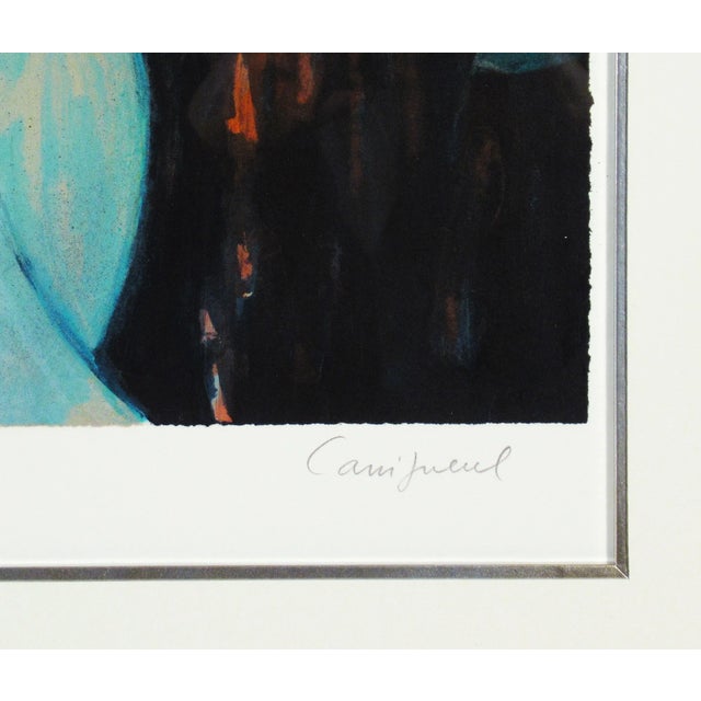 1990s Jean-Pierre Cassigneul, "La Lettre" Large color lithograph, 1990 For Sale - Image 5 of 10