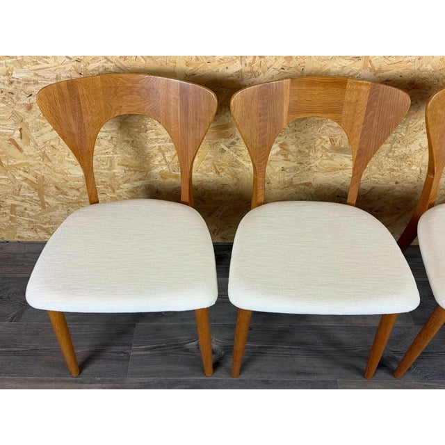 Oak Model Peter Dining Chairs by Koefoeds Hornslet, 1960s, Set of 4 For Sale - Image 4 of 18