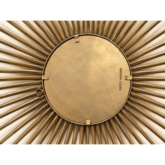 Gilt Sunburst Mirror, 1950s For Sale - Image 6 of 7