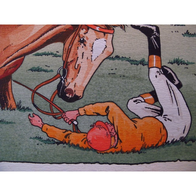 French Country Le Rallic French Horse Racing Posters - Pair For Sale - Image 3 of 8