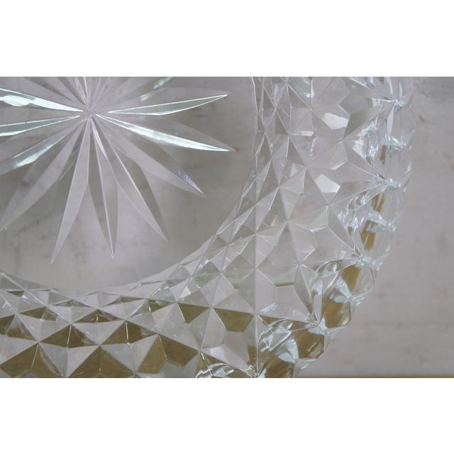Vintage Modern Waterford Lismore Crystal Round Vanity Trinket Dish Coaster Starburst For Sale - Image 13 of 16