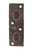 Traditional Mid 20th Century Reclaimed Black Cast Iron Wall Hook For Sale - Image 3 of 3