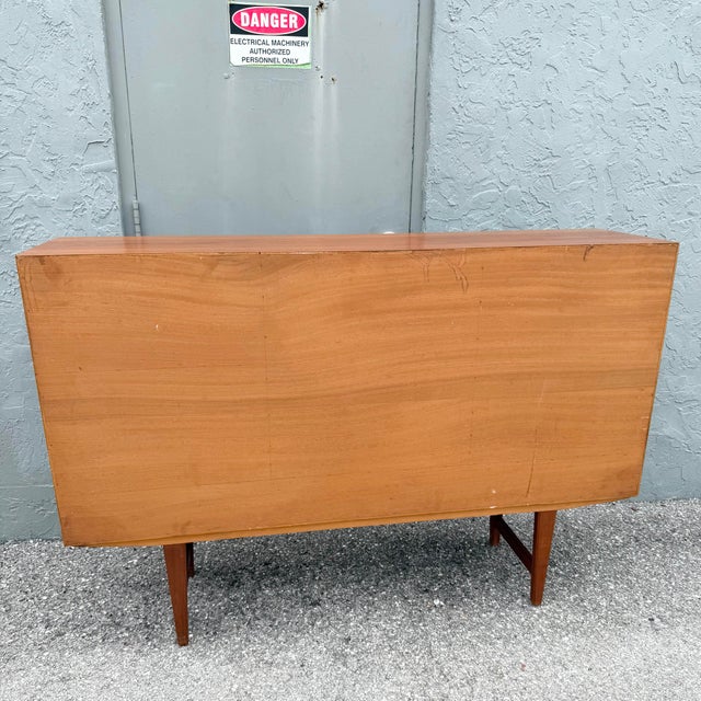 Vintage Mid Century Modern Scandinavian Teak Credenza For Sale - Image 12 of 12