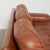 Animal Skin Cognac Leather Arizona Sofa attributed to Vavassori, Monza, Italy, 1970s For Sale - Image 7 of 8