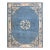 1890s Light Blue Field Antique Chinese Dragon Medallion Peking Room Size Rug For Sale
