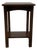 Mission Mortise and Tenon End Table Walnut Stain For Sale