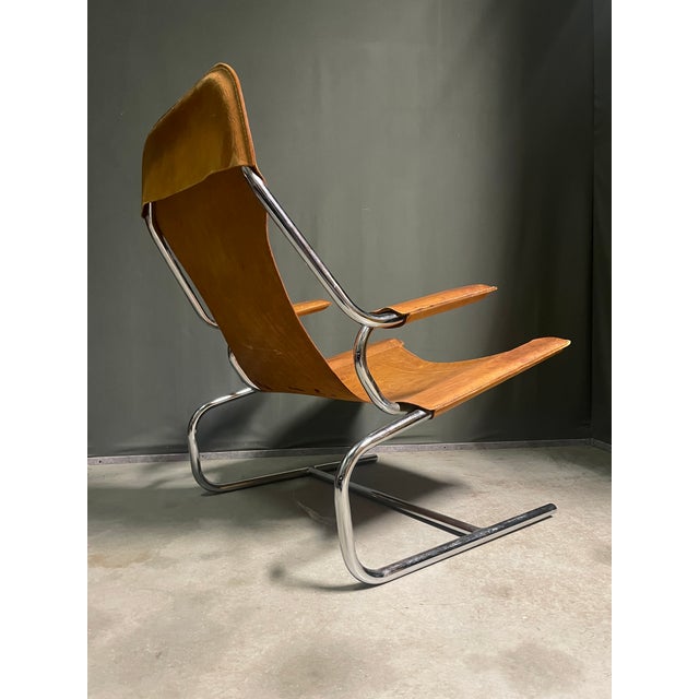 Vintage Cantilever Tubular Chair, 1960s For Sale - Image 6 of 12