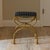 1970s 1970s Hollywood Regency Gilded Rope Stool - X-Base Vanity/Accent Seat For Sale - Image 5 of 13