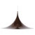 Semi Pendant in Dark Brown by Claus Bonderup and Torsten Thorup for Fog & Mørup, 1968 For Sale - Image 9 of 9