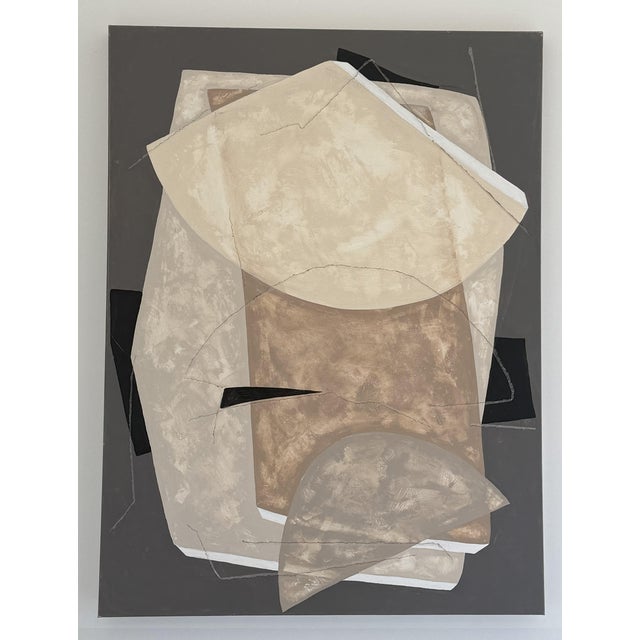 "Gravity" Modern Abstract Mixed-Media Painting on Canvas by Louis Shields, 2018 For Sale In Washington DC - Image 6 of 8