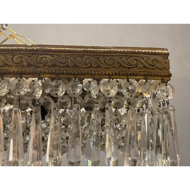 1950s Crystal Flush-Mounts, 1950s, Set of 2 For Sale - Image 5 of 18