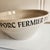 A great vintage Charcuterie bowl from France. Stoneware.