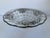 Transparent Mid-Century Silver Overlay Pressed Glass Centerpiece Bowl With Scalloped Rim For Sale - Image 8 of 11