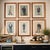 Set of 6 framed chromolithograph caricature portraits published by the British society weekly magazine Vanity Fair...