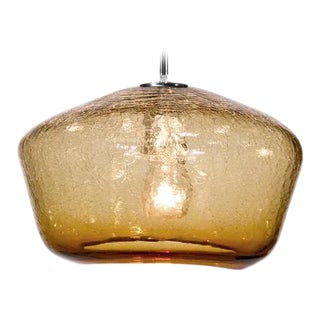 Galaxy Pendant Light from the Boa Lantern Collection in Amber For Sale