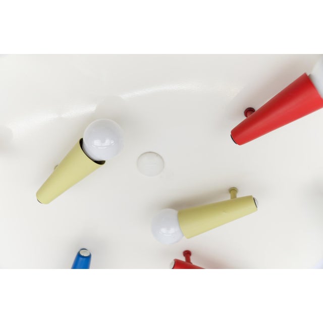 Mid-Century Modern Italian Flush Mount, 1960s For Sale - Image 10 of 16