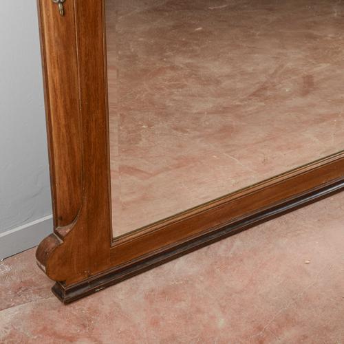 Biedermeier Style Mirror with Metal Inserts For Sale - Image 4 of 9