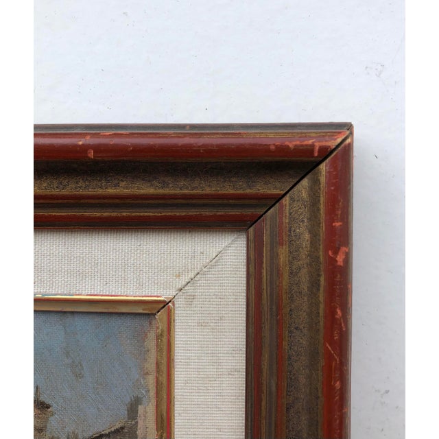 Modern Antonio Reyna Manescau, Rome, Oil on Wood, Framed For Sale - Image 3 of 7