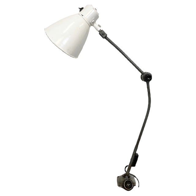 Large Industrial Workshop Table Lamp, 1960s For Sale