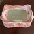 Farmhouse Vintage Old British Castles Pink Small Tureen, Repurposed Vase For Sale - Image 3 of 12