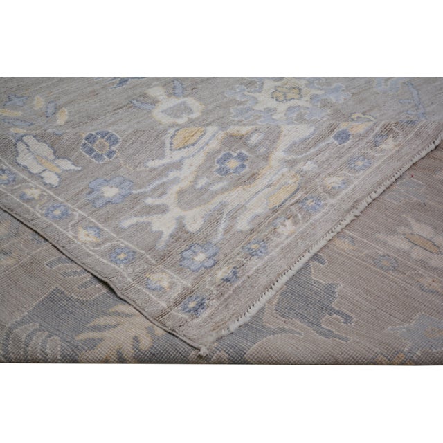 2020s Turkish Oushak Hand Knotted Wool Rug, 7'7"x10' For Sale - Image 5 of 5