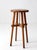 Brown Antique Round Wood Stool Side Table For Sale - Image 8 of 18
