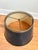 Larger scale antique tole lampshade. French 19th Century. Shade has wear throughout from age/use and on one side some...
