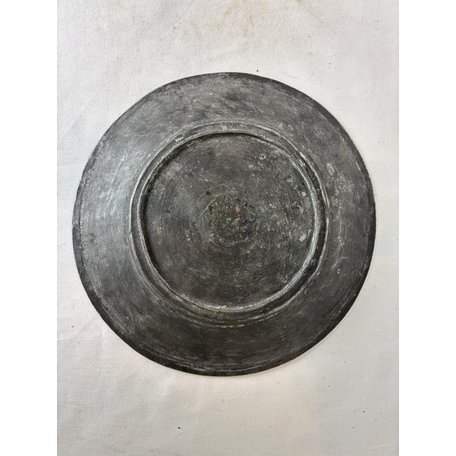 19th Century 19th Century Incised Tinned Copper Ottoman Platter For Sale - Image 5 of 5