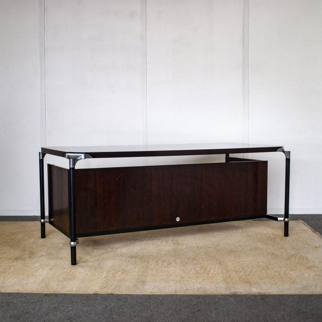 Brown Desk from Mim Roma, 1960s For Sale - Image 8 of 12