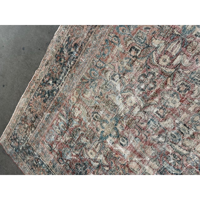 10Ft 4 in × 16Ft 7 in Summer House Sultanabad Hand-Knotted Wool Area Rug For Sale - Image 11 of 12