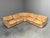 Remarks: Mid century elements sofa by COR, Germany 1970s. 5 Elements upholstered with camel color leather. All elements in...