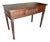 19th Century French Louis XVI Walnut Console Table For Sale