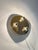Vintage Pop Art Space Age Bronze Mirrored Wall Lamp, 1980s For Sale - Image 7 of 7