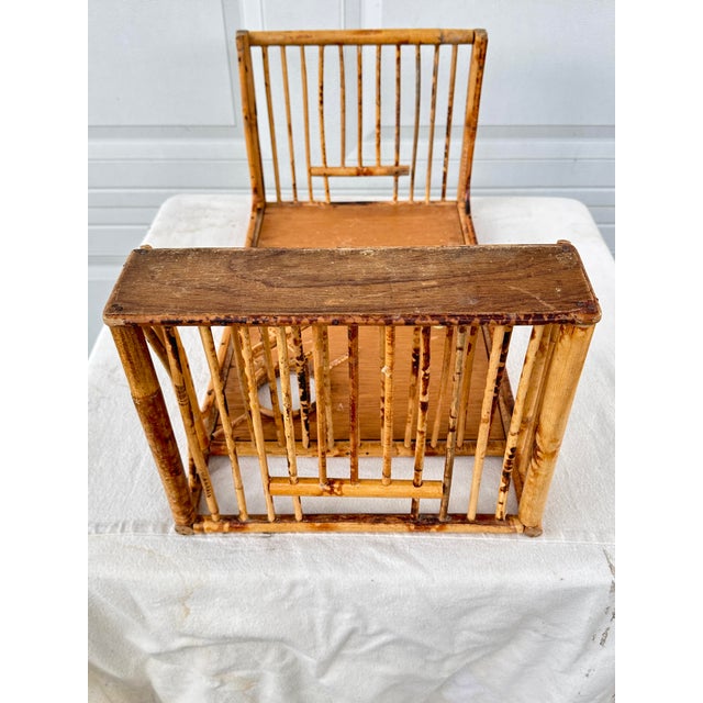 Vintage Bamboo Breakfast Tray For Sale - Image 4 of 11