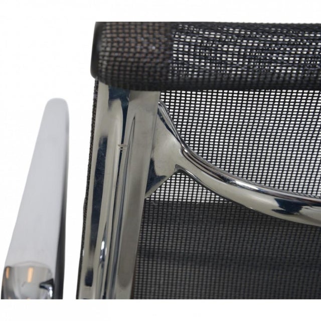 Vintage EA-117 Office Chair in Black Mesh by Charles Eames, 1990s For Sale - Image 13 of 18