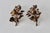 Late 20th Century Hans Kögl Style Gilded Flowers Stems Leaves Wall Mount Candle Holders Sconces - a Pair For Sale - Image 12 of 18