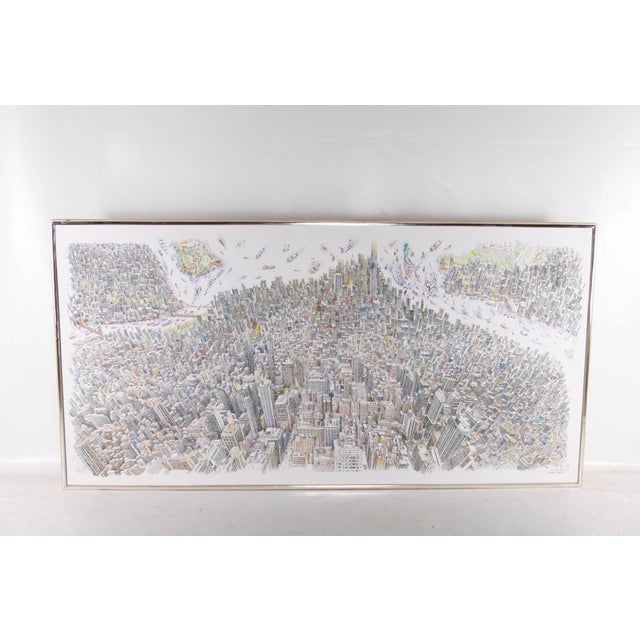 Textile New York City, 2000s, Screen Print, Framed For Sale - Image 7 of 13