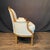 French Louis XVI Carved Walnut Armchairs Bergere Chairs -a Pair For Sale - Image 4 of 10