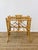 Chinoiserie Vintage Bamboo Rattan Fretwork Magazine Rack Stand Chinoiserie / Boho Style For Sale - Image 3 of 6