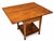 English Folding Card / Game Table With Illustrated Equestrian Scenes For Sale - Image 4 of 5